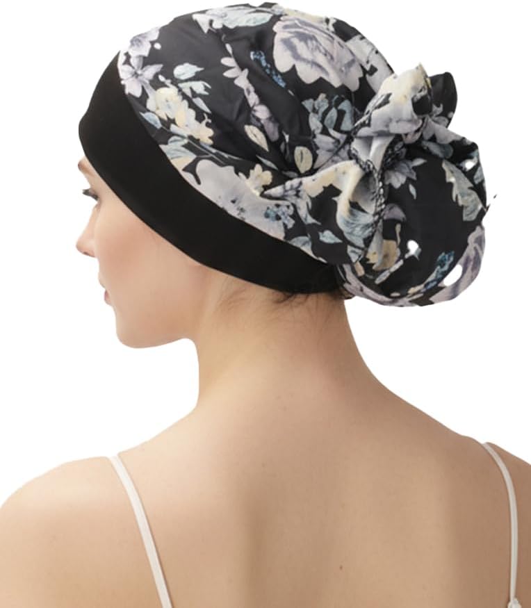 FADACHY Chemo Headwear for Women,Chemo Caps Lightweight for Summer with Head Scarf,Silky Soft Hair Turbans Fashion - Image 2